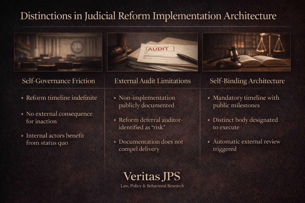 Comparison of judicial reform mandates in South Africa, Kenya, England, and Mexico