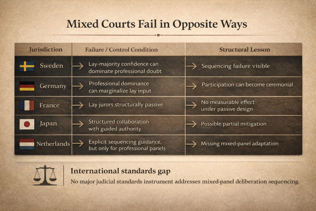 Lay Judge Deliberation Failure in Mixed Courts | VeritasJPS